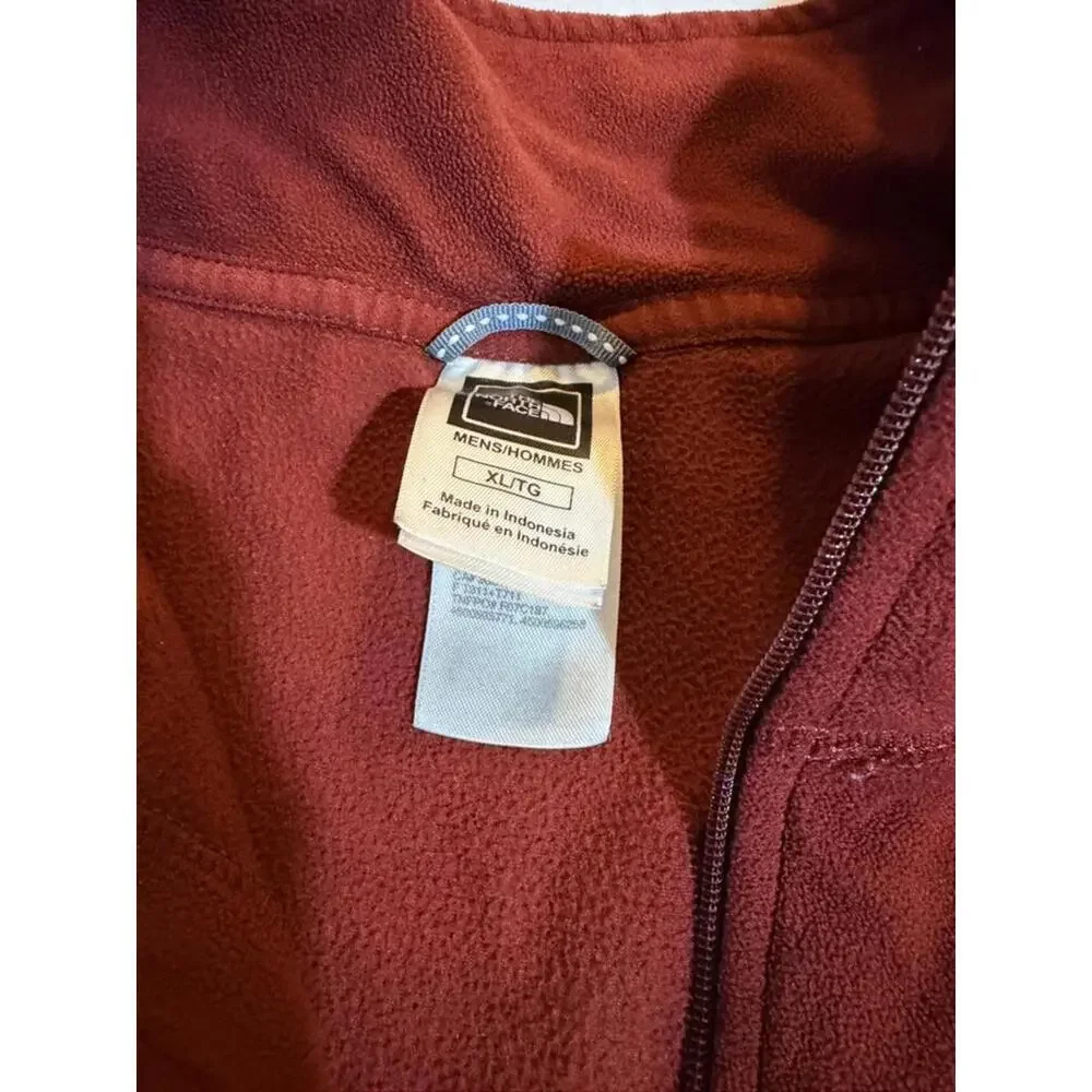 The North Face Mens Quarter Zip Glacier Fleece‎ Pullover Jacket Sweater Size XL